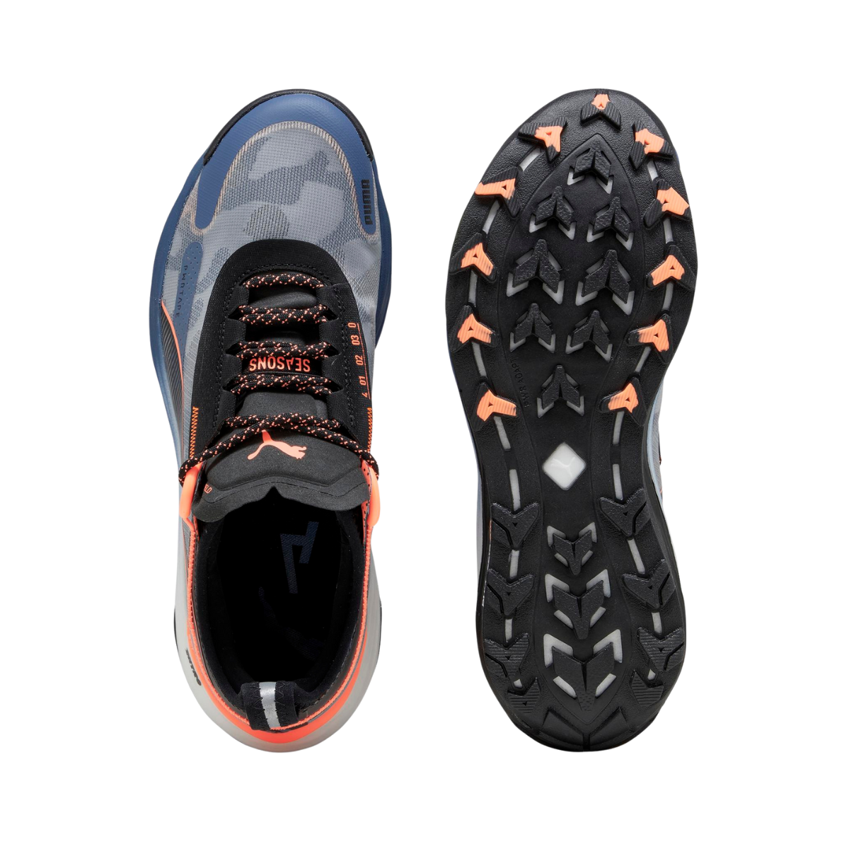 Tenis Puma Voyage Nitro 3 Hombre - 37774503 Azul Trail Running Montaña
