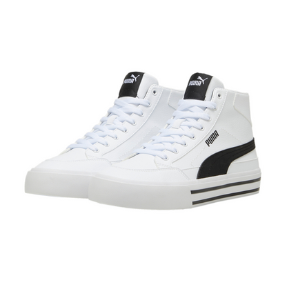 Tenis Puma Court Classic Vulc Mid Unisex - 39748202 Blancos