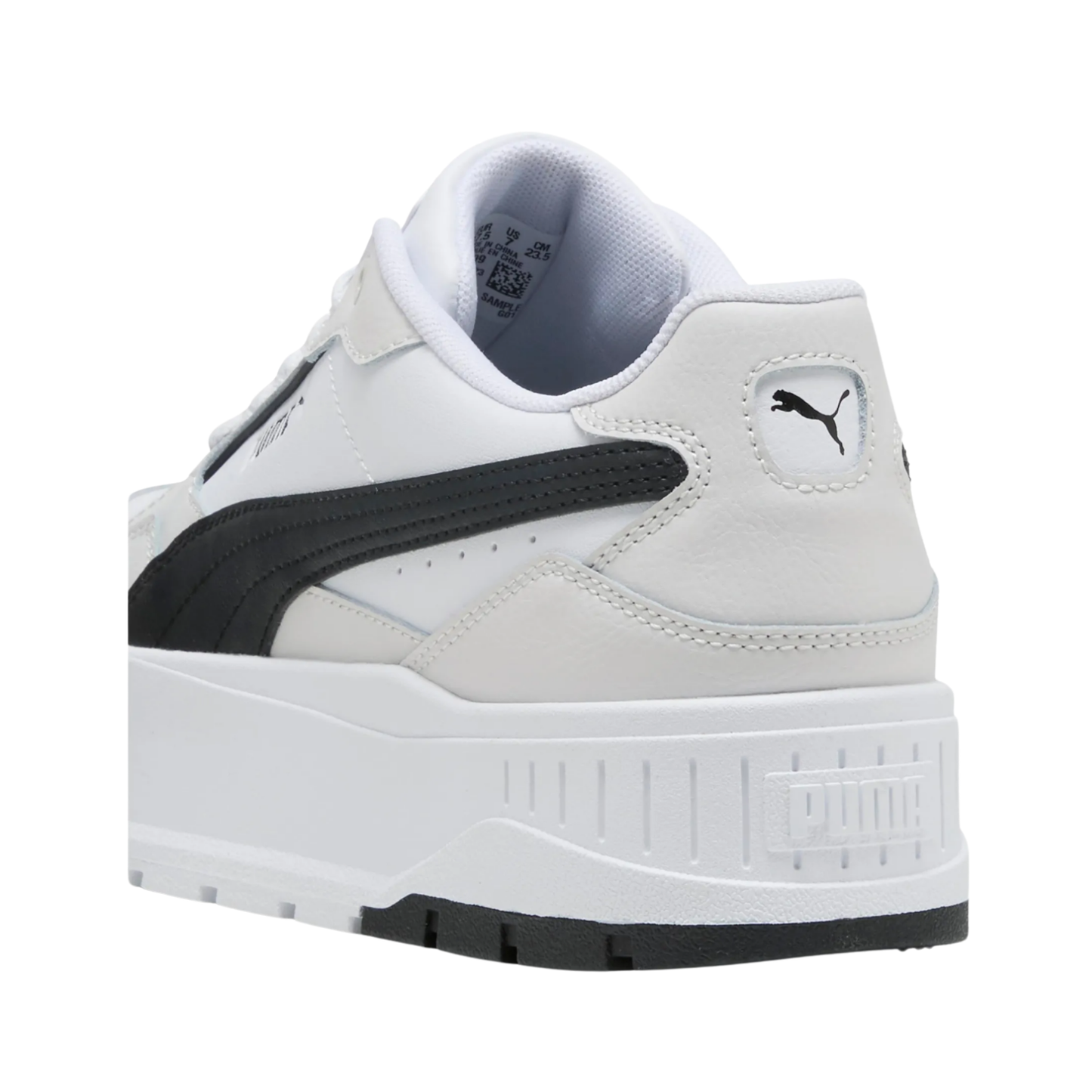 Tenis Puma Karmen Ii Idol Chunky Mujer - 39746109 Blanco / Negro Casuales Plataforma Moda