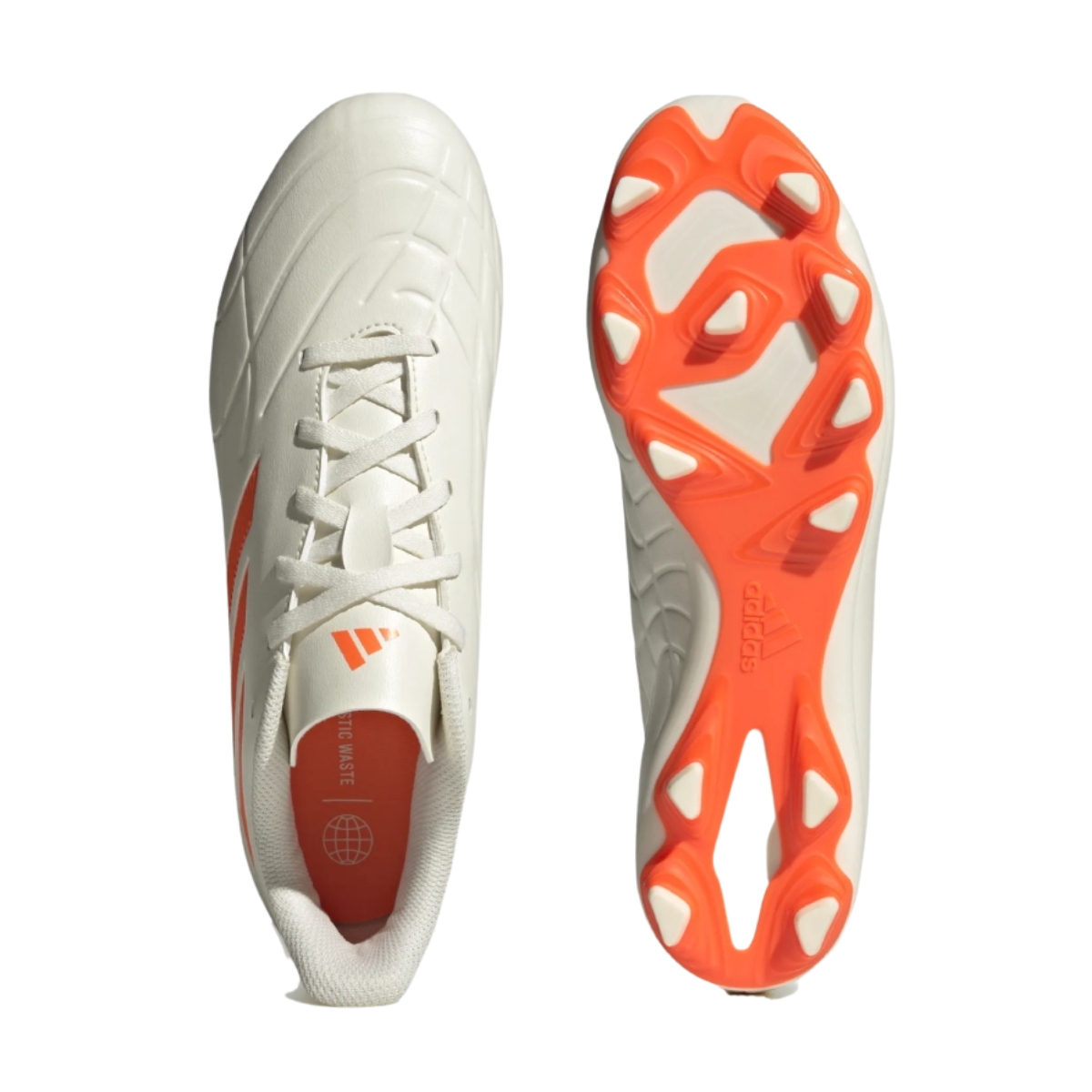 Tenis Adidas Copa Pure.4 FxG Para Futbol - GY9082 Beige/Naranja