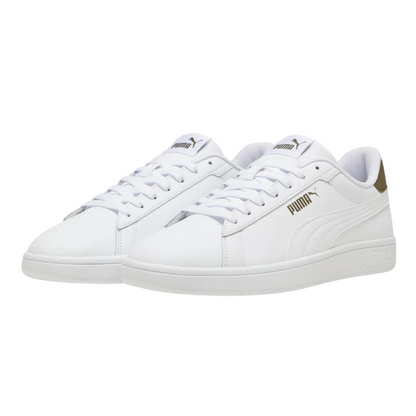 Tenis Puma Smash 3.0 L Casual Unisex - 39098721 Blanco / Café