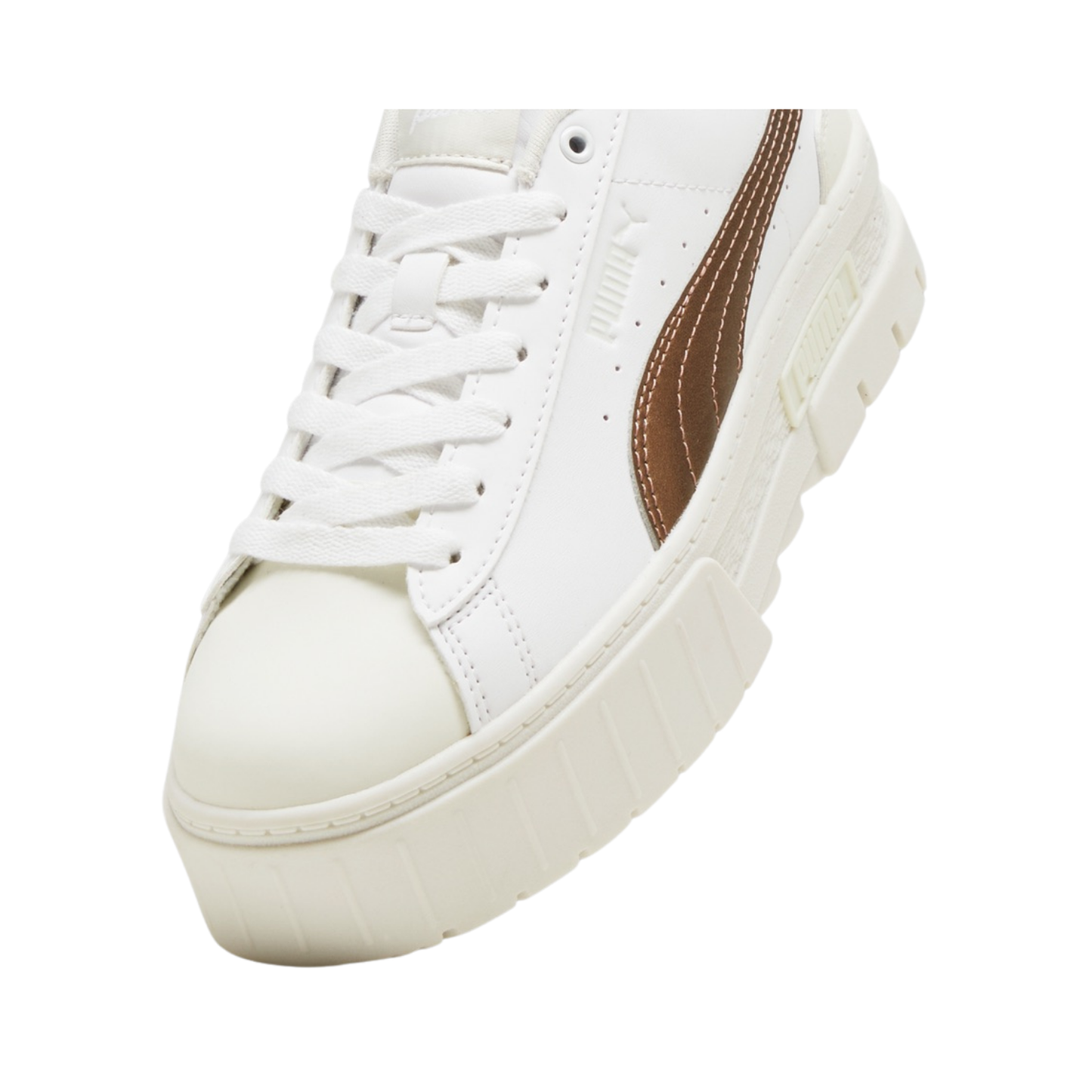 Tenis Puma Mayze Glow Up Plataforma Mujer - 39838401 Blanco / Beige