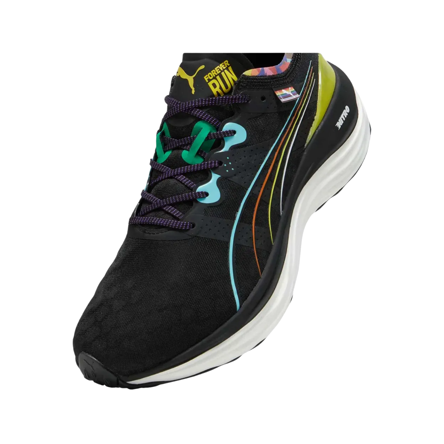 Tenis Puma Forever Nitro Love Marathon Unisex - 38010002 Negro Running Ligeros Y Cómodos
