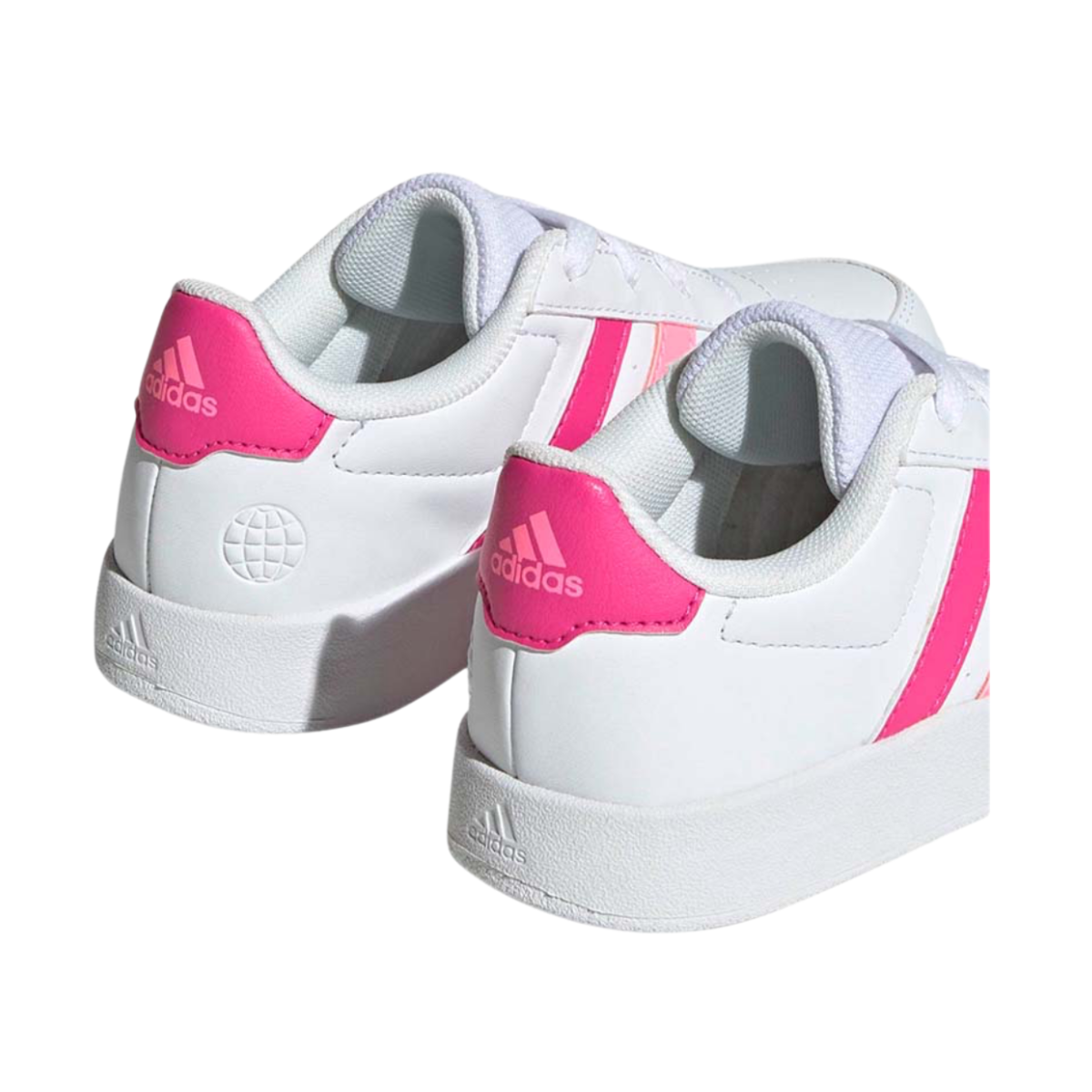 Tenis Breaknet 2.0 K Para Mujer -HP8959 Blanco/Rosa