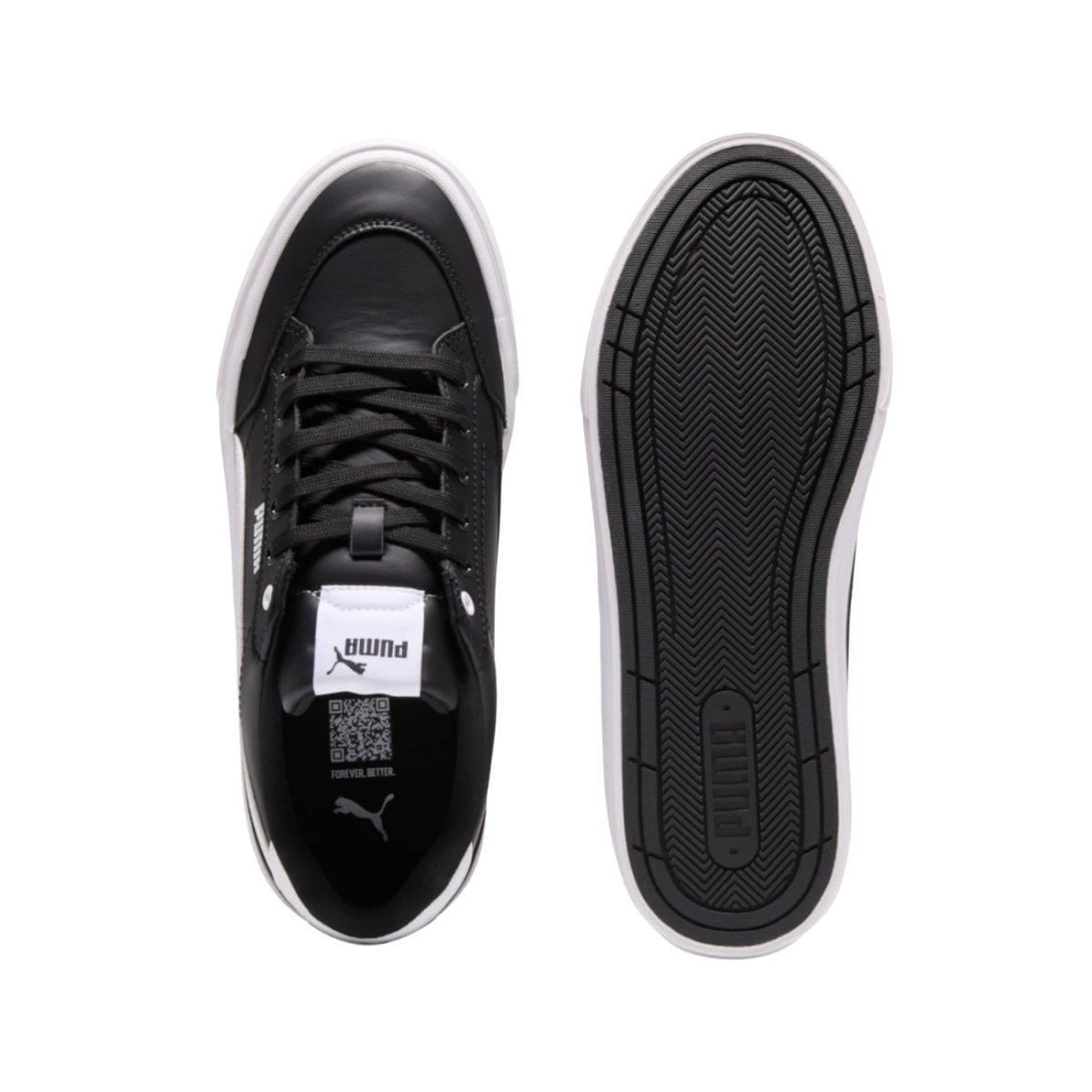 Tenis Puma Court Classic Vulc Fs Sl Unisex - 39756802 Ngo/bco
