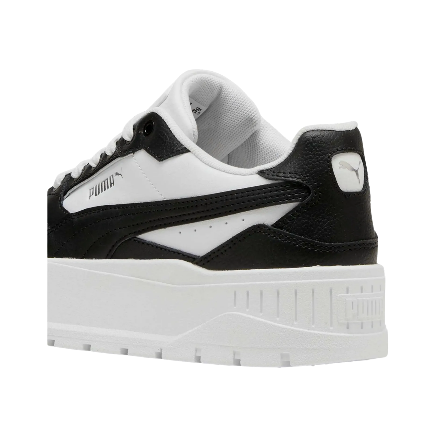 Tenis Puma Karmen Ii Idol Urbanos Mujer - 39887602 Blanco / Negro Plataforma Casual
