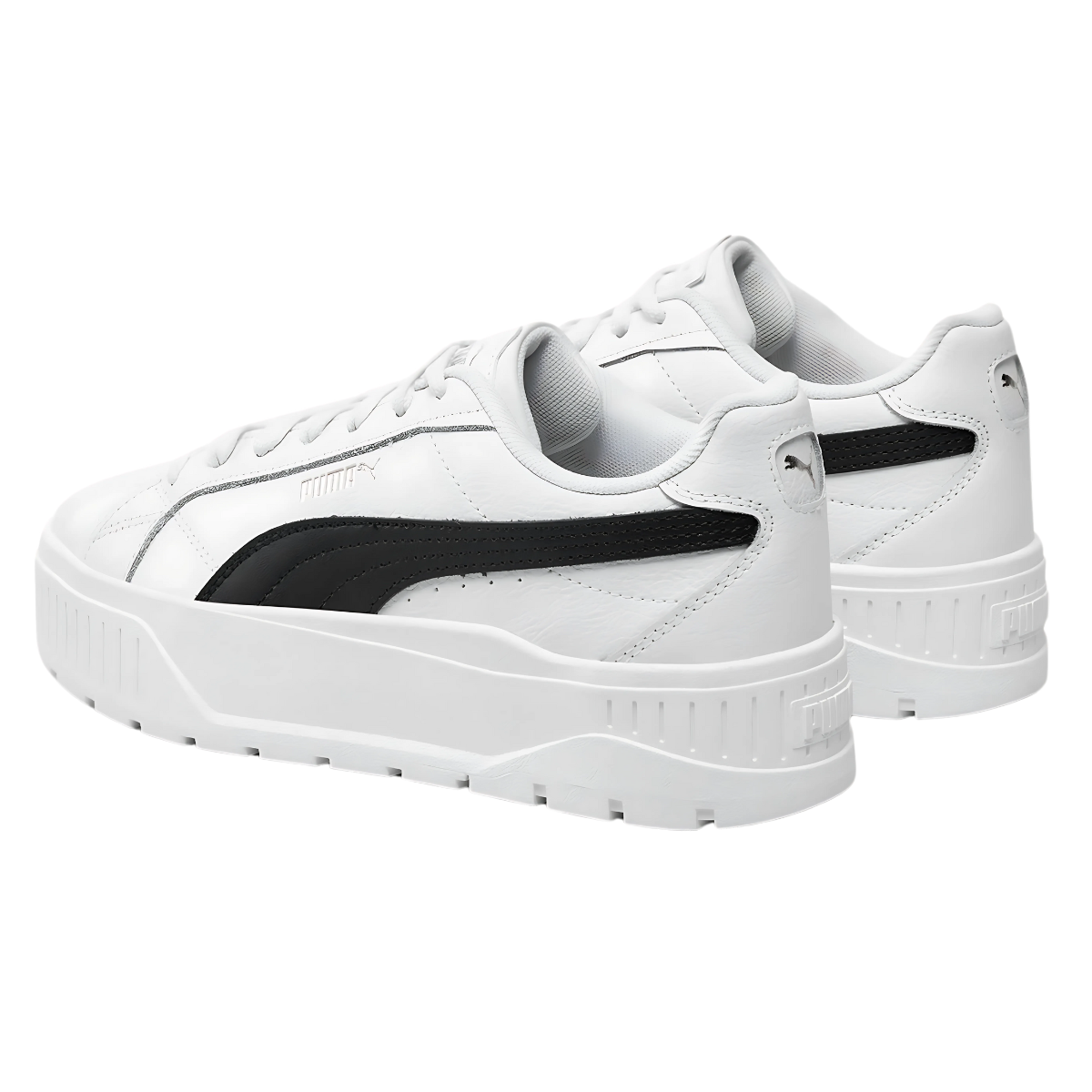 Tenis Puma Karmen Ii Jr Mujer - 39887802 Blancos Plataforma