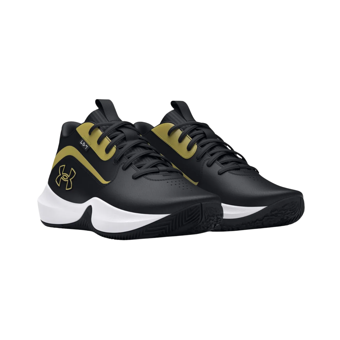 Tenis Under Armour Lockdown 7 Básquetbol Hombre - 3028512001 Negro  Bota
