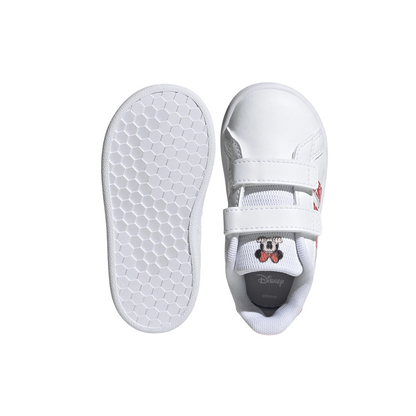 Tenis Grand Court MM CF Infantil- GY8011 Blanco/Rojo