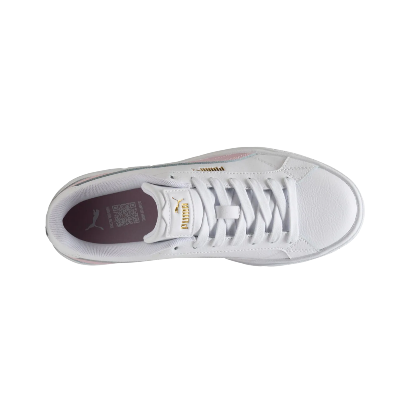 Tenis Puma Karmen Ii L Casuales Con Plataforma - 39745612 Blanco / Rosa