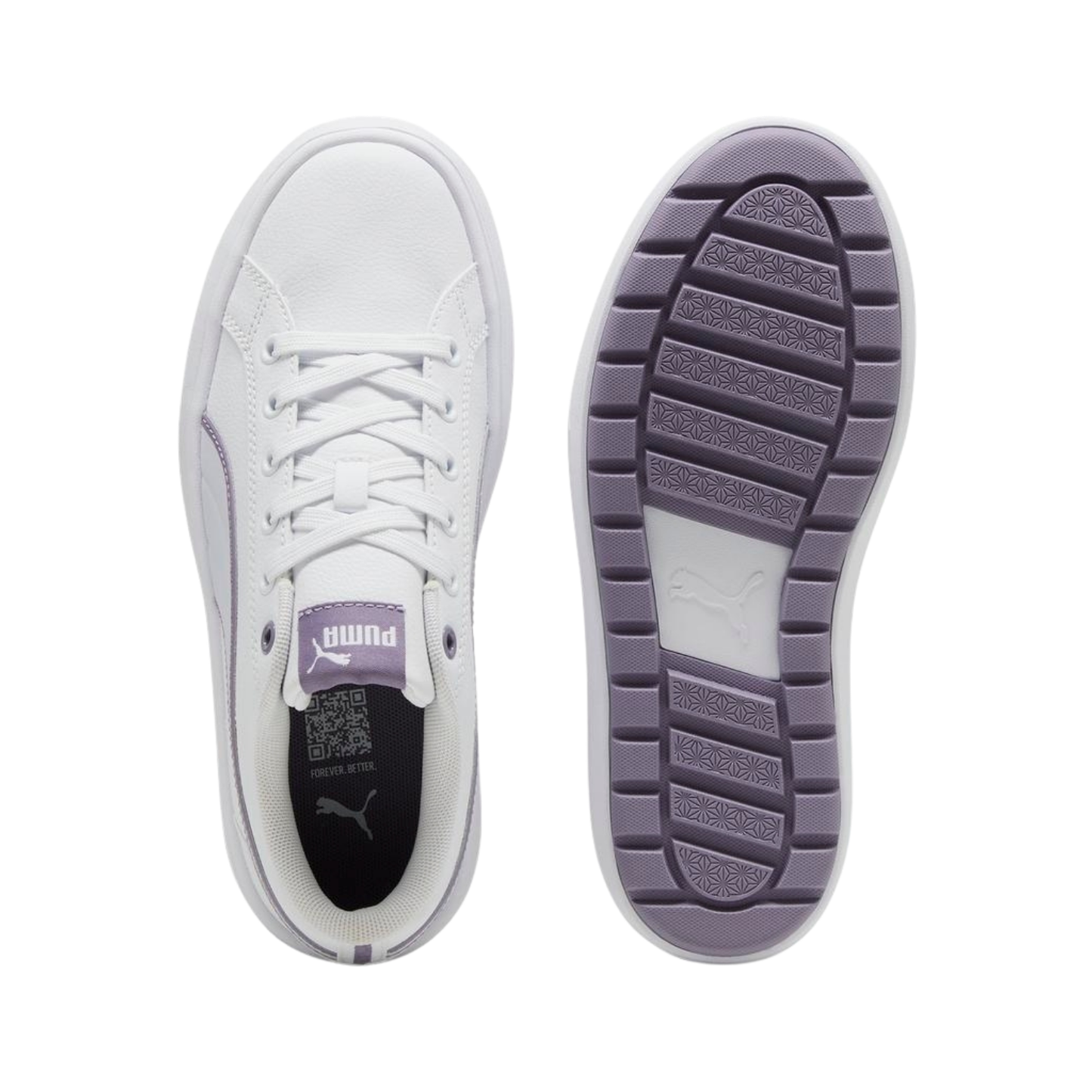 Tenis Puma Kaia 2.0 Urbanos Mujer - 39232008 Blanco / Lila plataforma