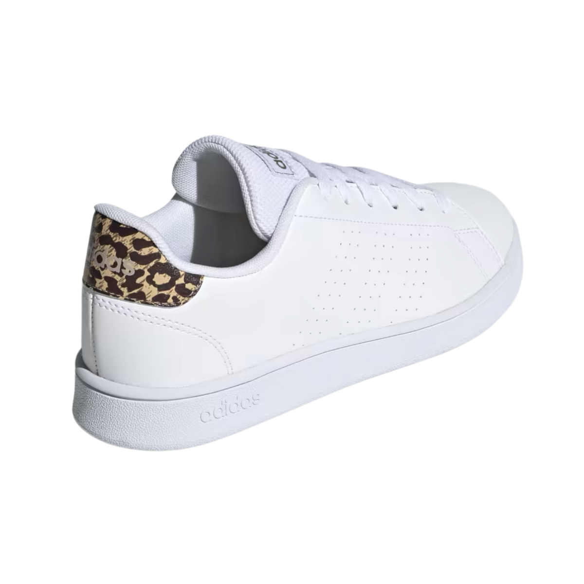 Tenis Adidas Advantage K Para Mujer- FY8875 Blanco/Animal Print