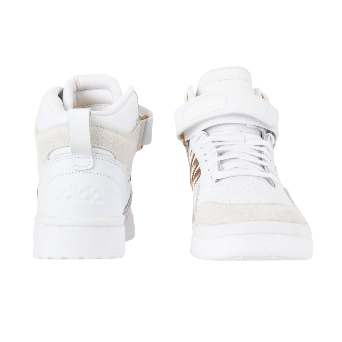 Tenis Adidas Postmove Mid Uni sex- HO6137 Blanco/Dorado