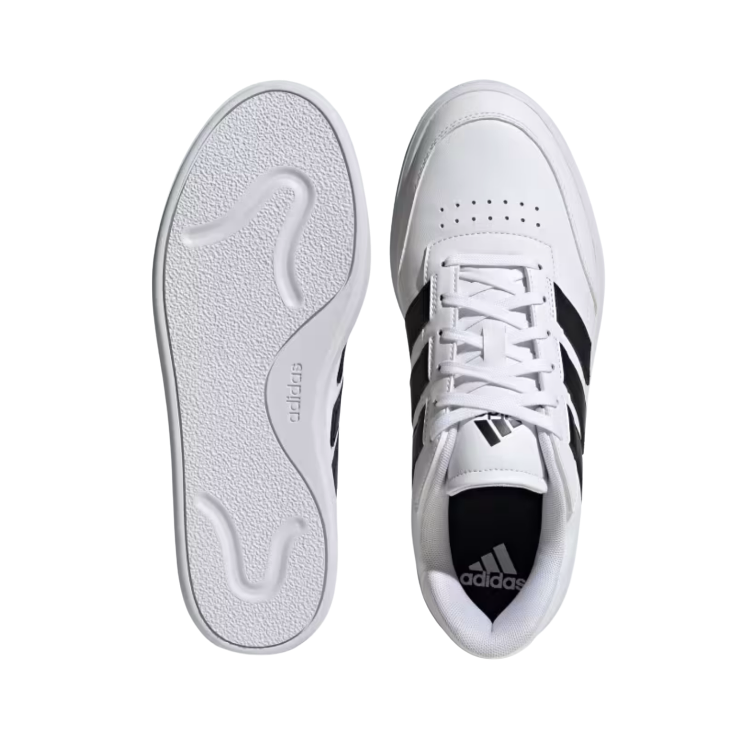 Tenis Adidas Courtblock Unisex - IF4033 Blanco / Negro Casuales