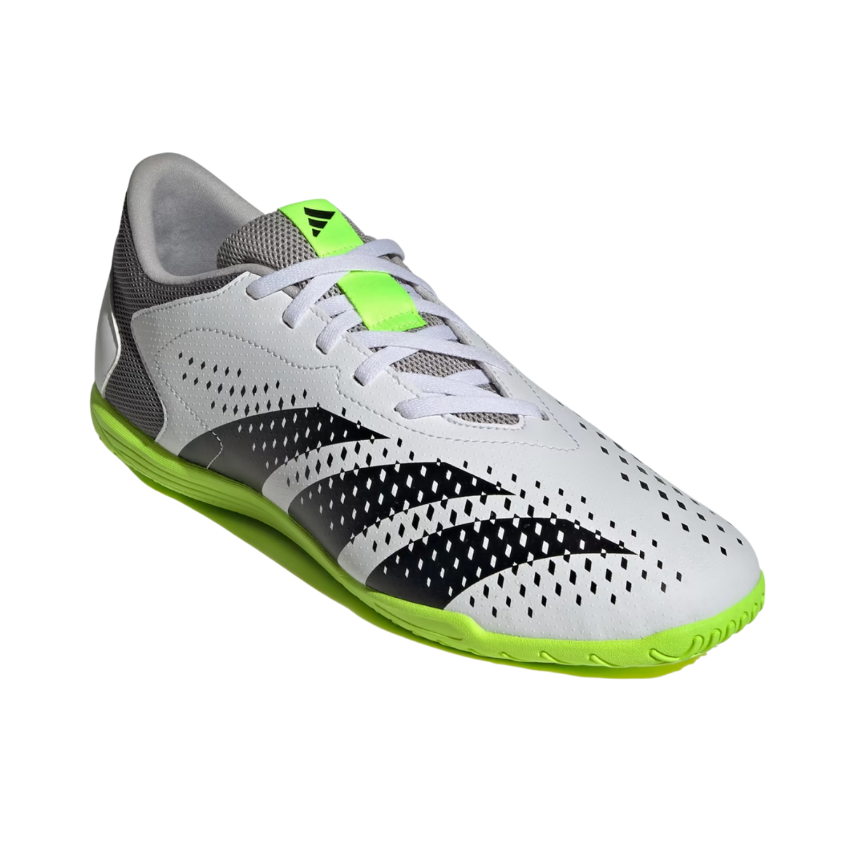 Tenis Adidas Predator Accuracy .4 IN Para Futbol - GY9986  Blanco/Verde/Negro