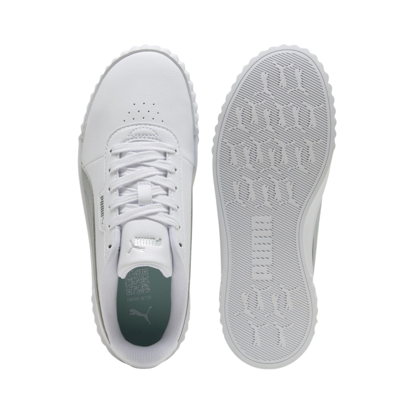 Tenis Puma Carina 3.0 Chic Mujer - 40072201 Blanco / Gris Casuales
