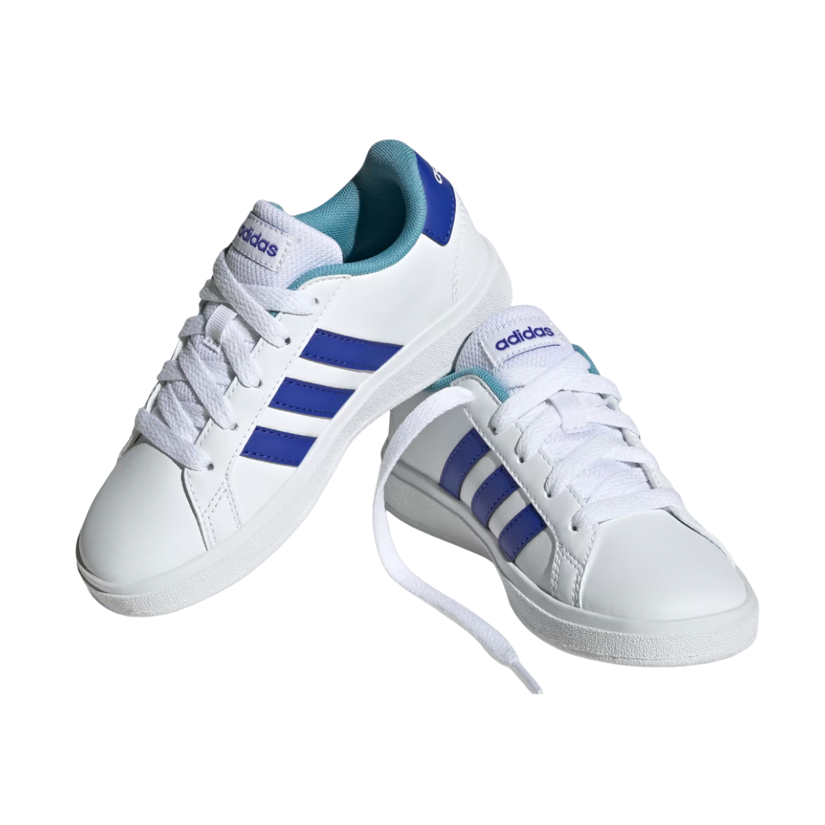 Tenis Adidas Grand Court 2.0 K- HP8908 Blanco/Azul Unisex