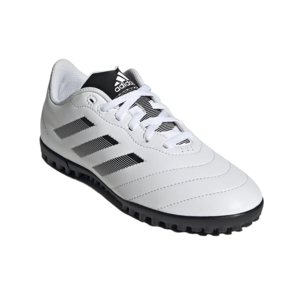 Tenis Adidas Goletto VIII TF- GY5782 Jr Blanco/Negro