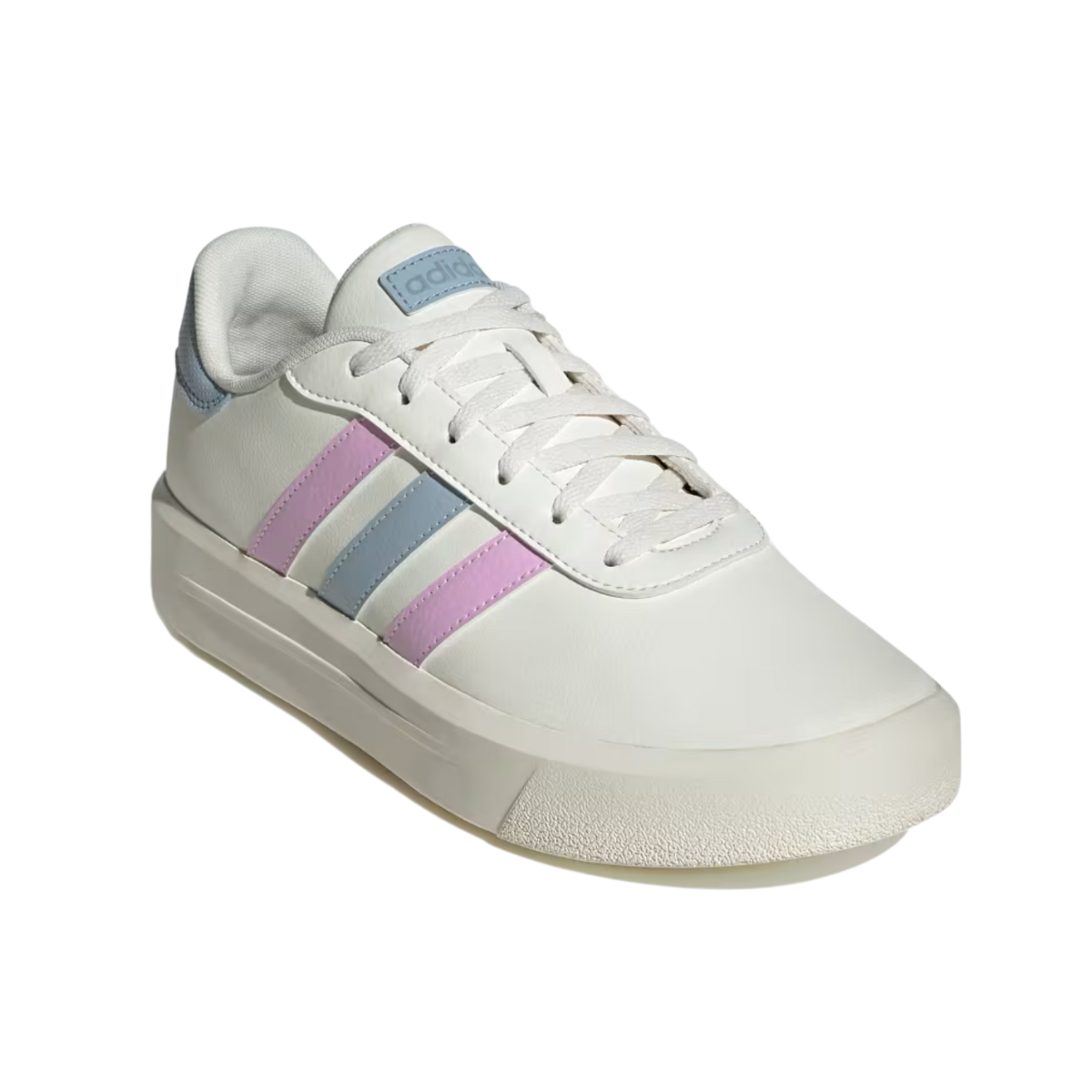 Tenis Adidas Court Plataform Para Mujer-IE9987  Beige/Lila/Azul