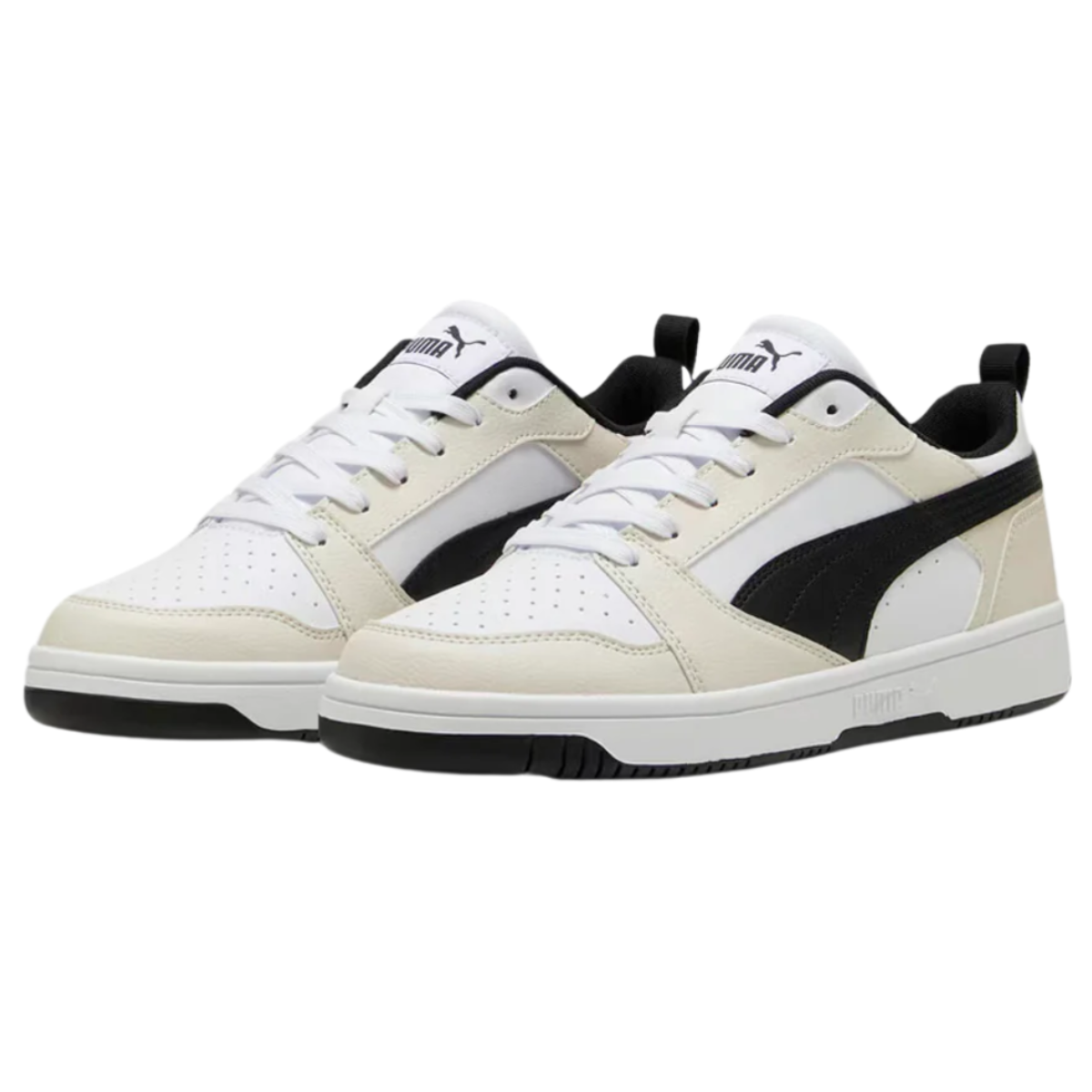 Tenis Puma Rebound V6 Low - 39232818 Casuales Unisex Urbanos Blancos