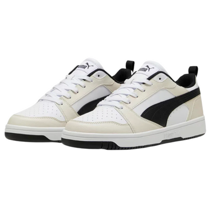 Tenis Puma Rebound V6 Low - 39232818 Casuales Unisex Urbanos Blancos