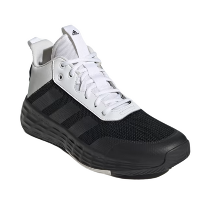 Tenis Adidas Own The Game 2.0 Para Basquet Unisex  - GY9696 Negro/Blanco