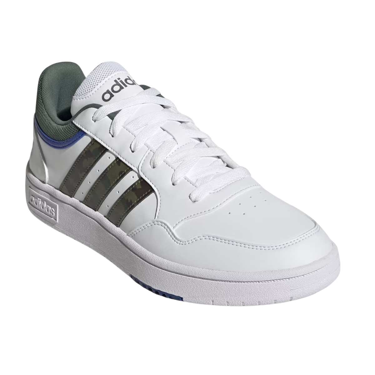 Tenis Adidas Hoops 3.0 Para Hombre - GY4738  Blanco/Verde