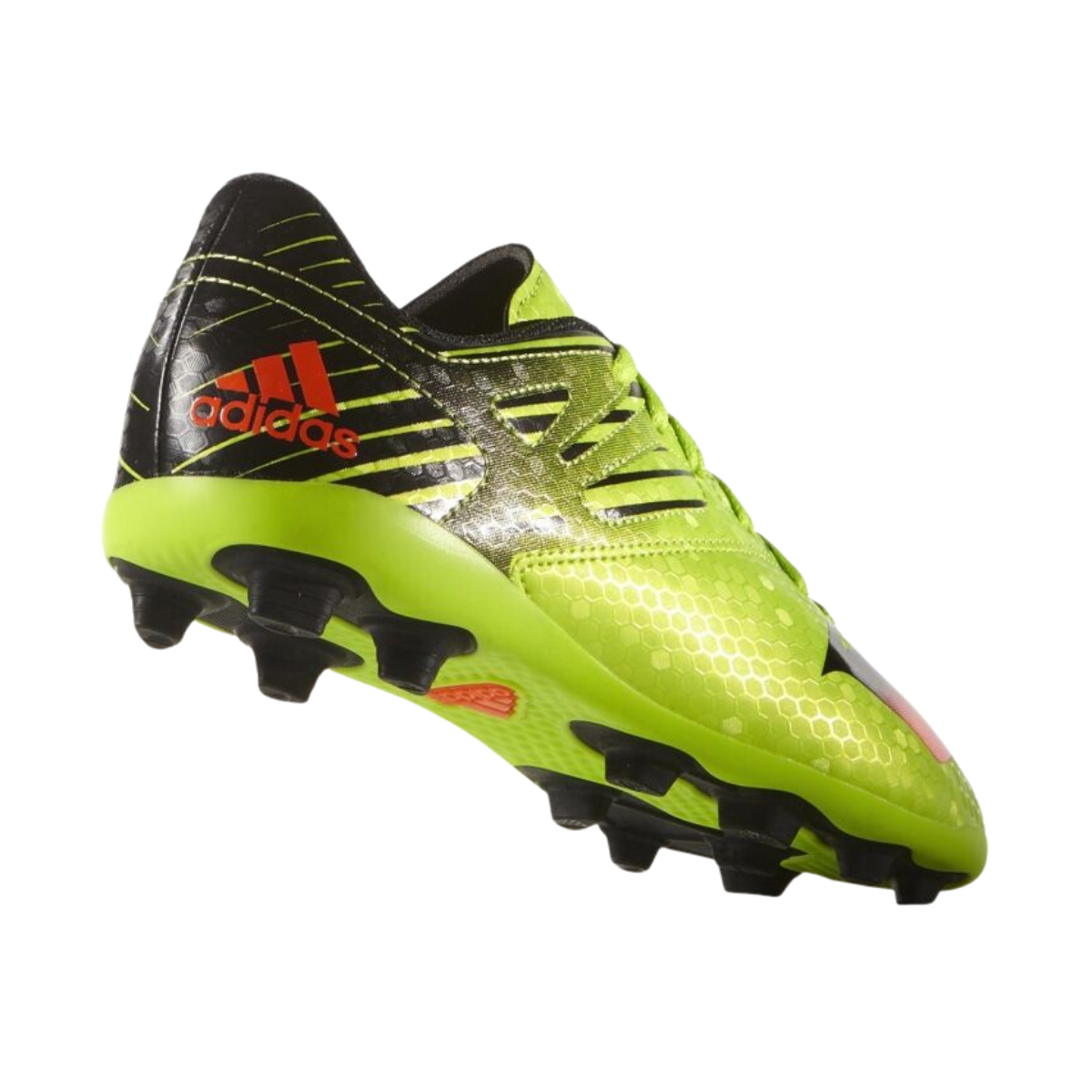 Tenis Adidas Messi 15.4 FXG Jr Para Futbol - S74699 Verde Fosforescente