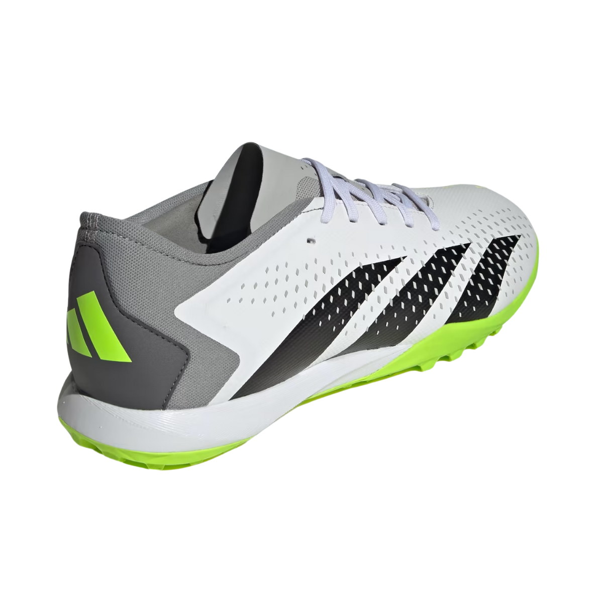Tenis Adidas Predator Accuracy.3 L TF Para Futbol - GZ0003 Blanco/Verde/Negro