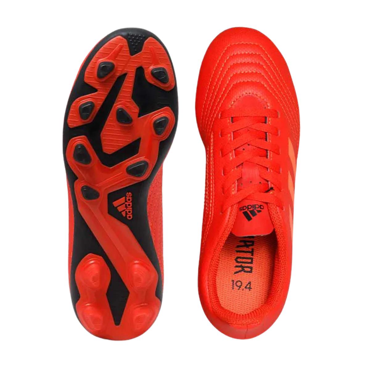 Tenis Adidas Predator 19.4 fXG Jr Para Futbol - CM8541 Naranja Fosforescente