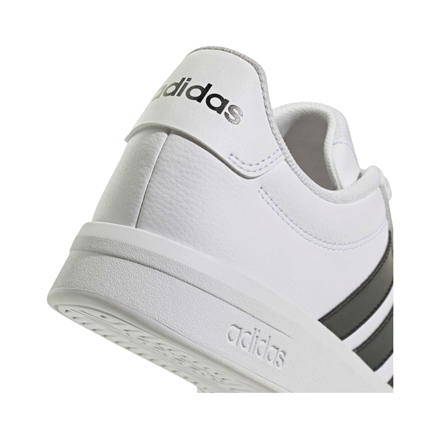 Tenis Adidas Grand Court Base 3.0 Unisex - JR4613 Blanco / Negro Casuales