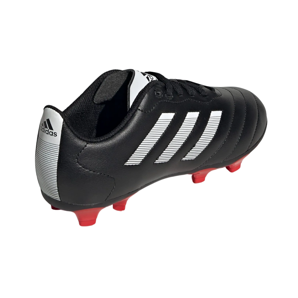 Tenis Adidas Goletto VIII FG Para Futbol -GX7793 Negro/Blanco/Rojo