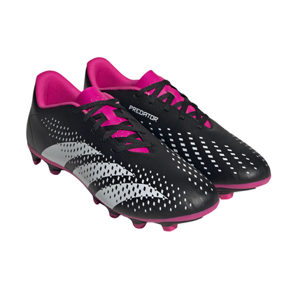 Tenis Adidas Predator Accuracy.4 FG Para Futbol - GW4604  Negro/Blanco/Rosa