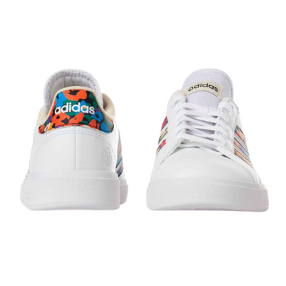 Tenis Adidas Grand Court Base 2.0 Unisex - GY2490 Blanco/Multicolor