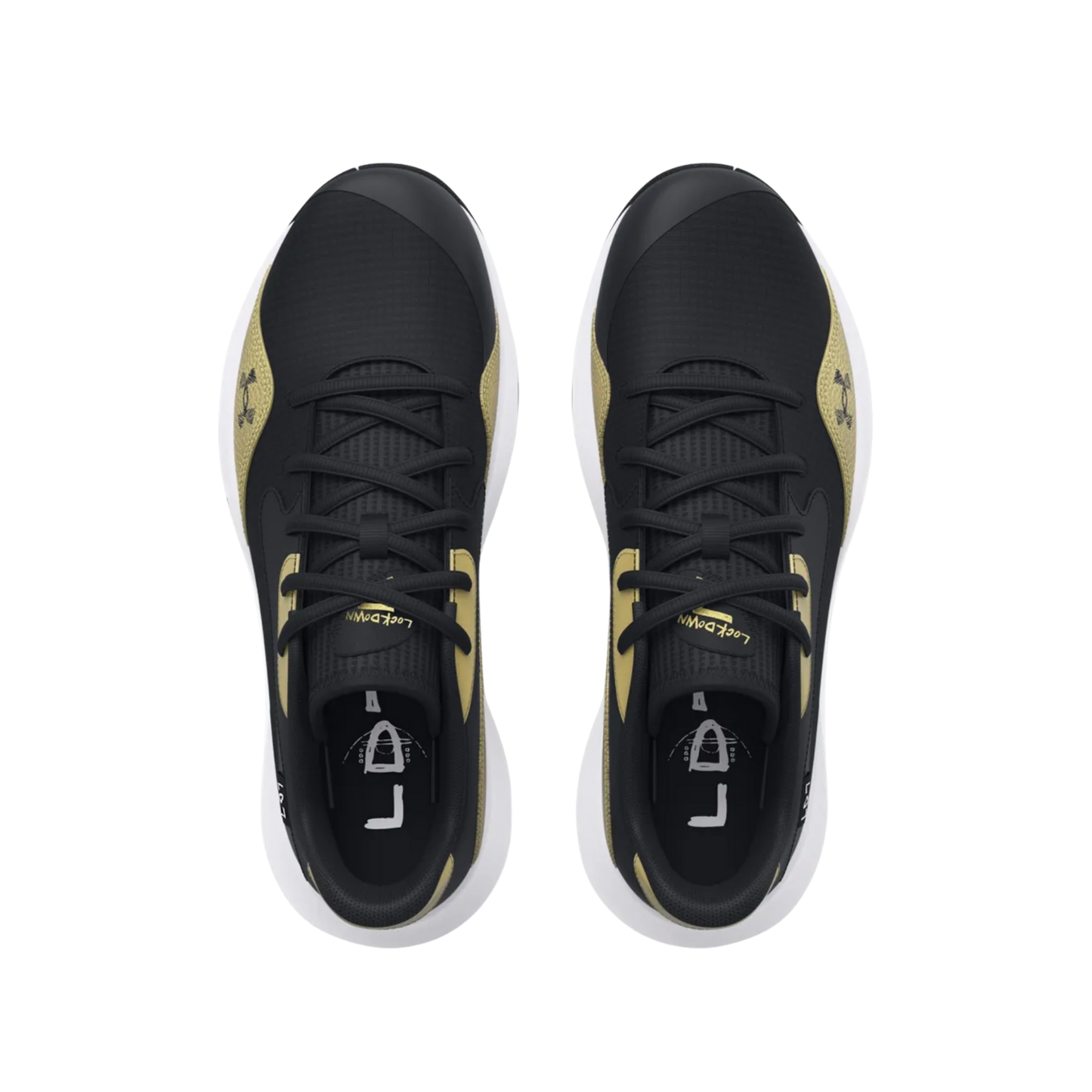 Tenis Under Armour Lockdown 7 Low Básquetbol Unisex - 3027646001 Negro