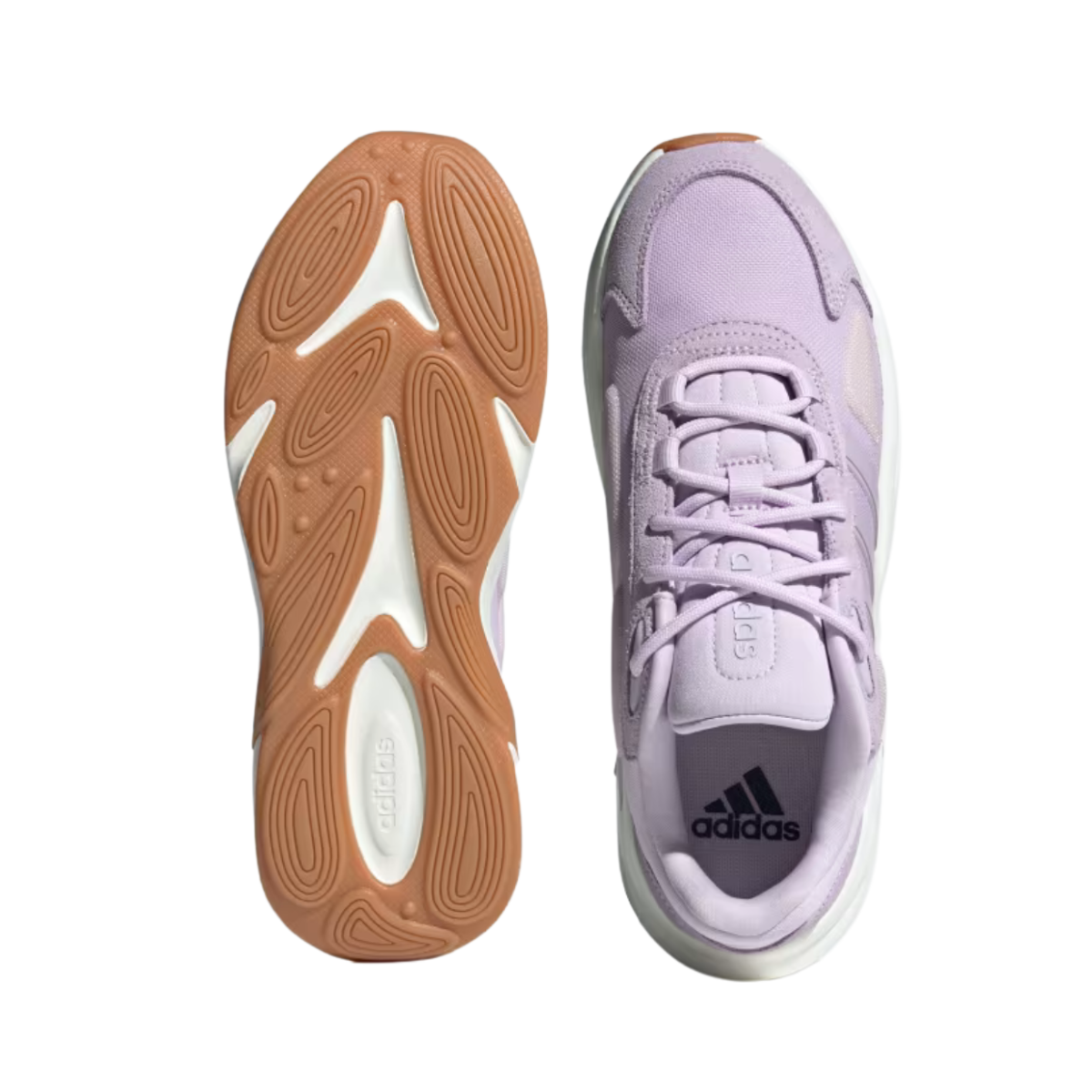 Tenis Adidas Ozelle Cloudfoam Para Mujer - IG5993 Lila/Blanco