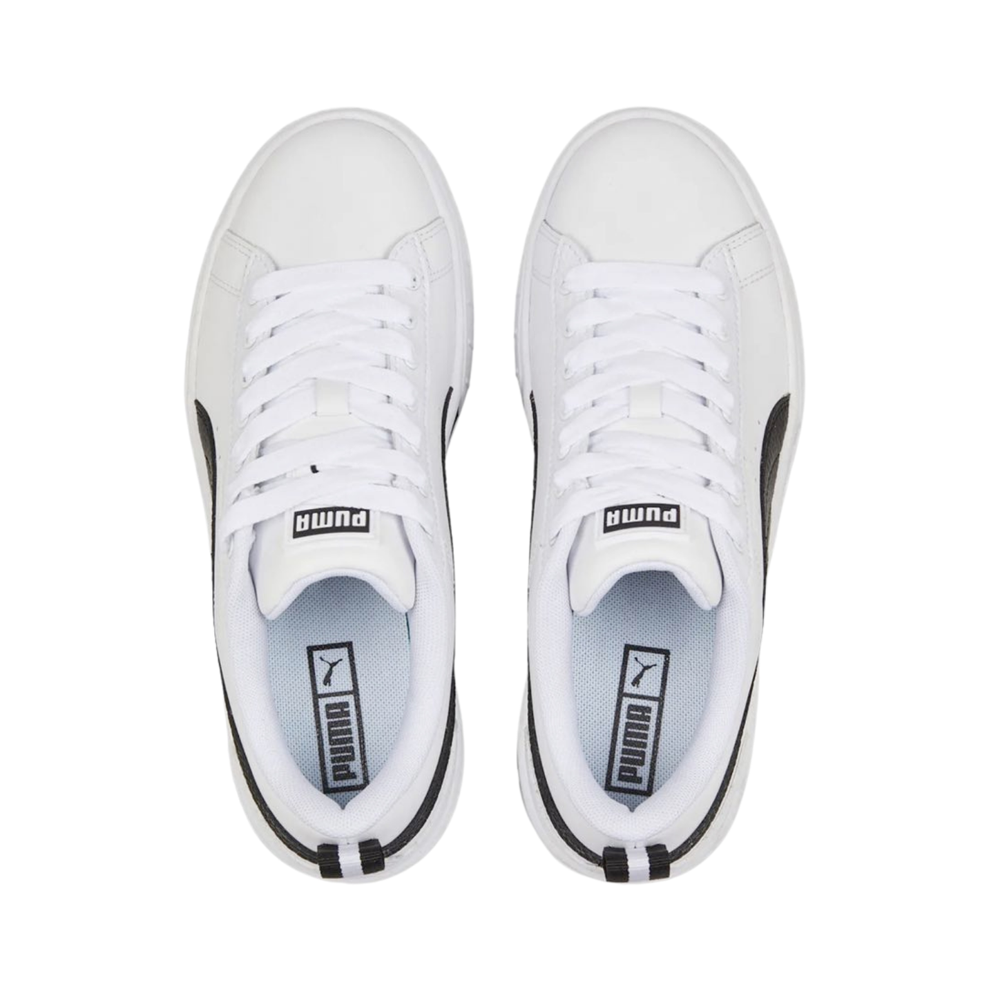 Tenis Puma Mayze Wedge Chunky Mujer - 38627301 Blanco / Negro Plataforma Urbanos