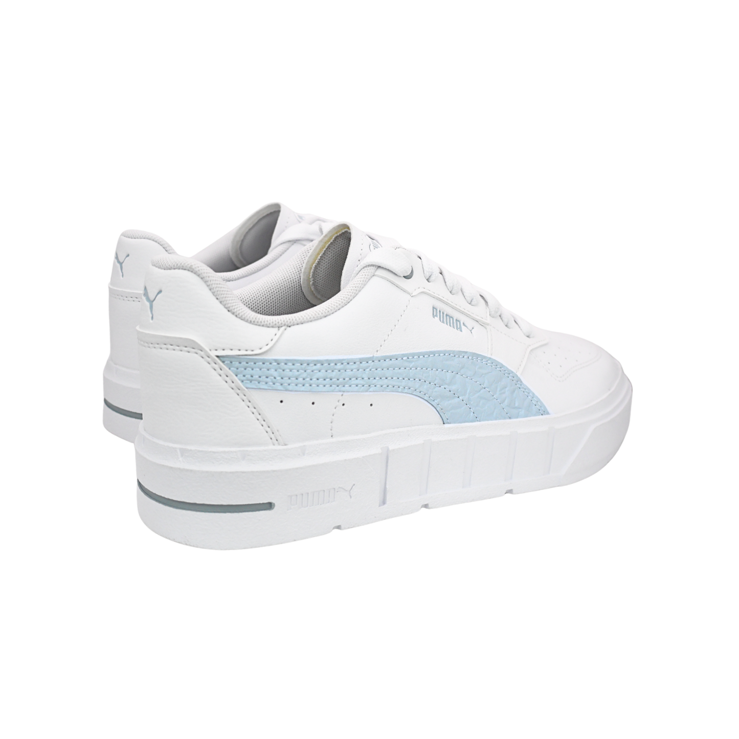 Tenis Puma Cali Court Casuales Mujer - 39871902 Blanco / Azul Plataforma