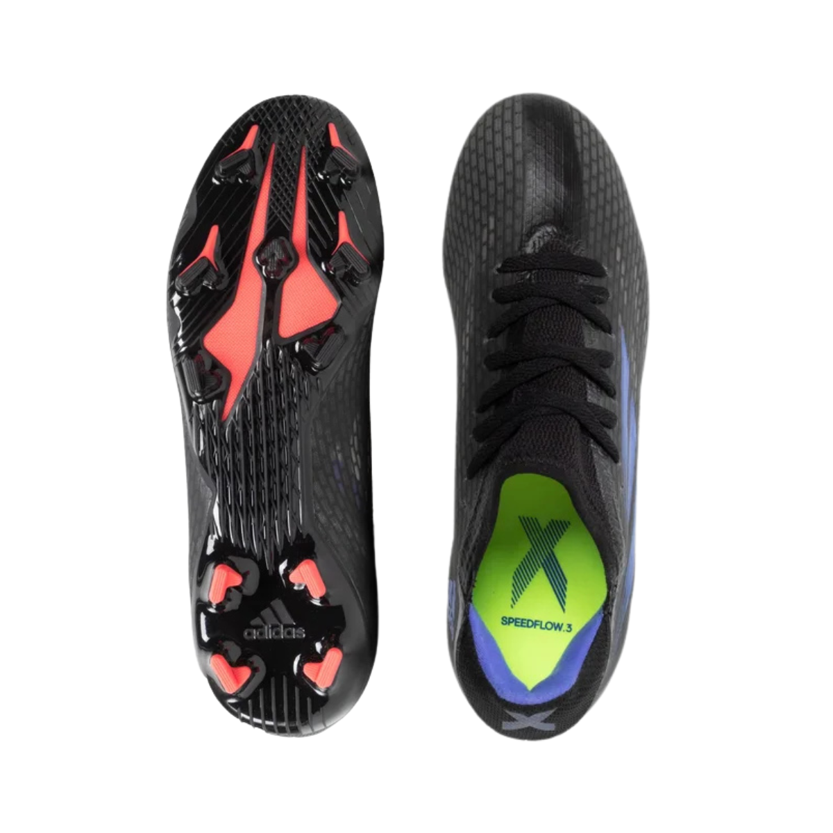 Tenis Adidas X Speedflow .3 FG  Para Futbol - FY3296 Negro/Rojo