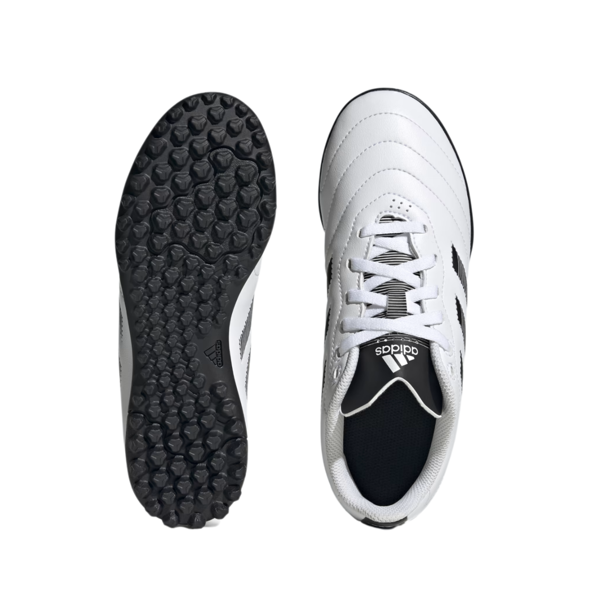 Tenis Adidas Goletto VIII TF Para Futbol - GY5774 Blanco/Negro