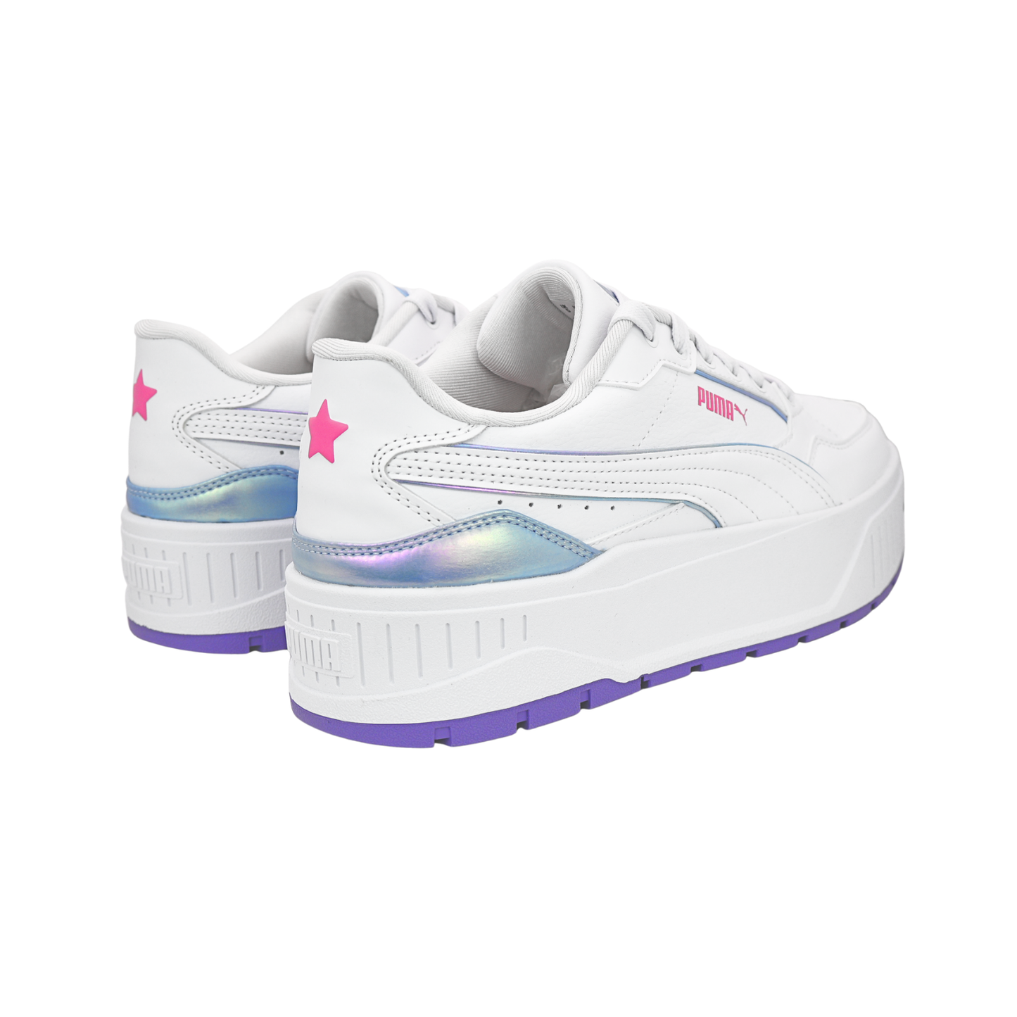 Tenis Puma Karmen Ii Idol Bouncy Sky Mujer - 39976001 Blanco Chunky