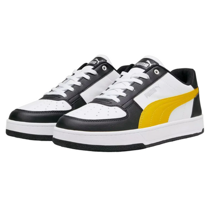 Tenis Puma Caven 2.0 Blanco Y Amarillo De Hombre 39229006