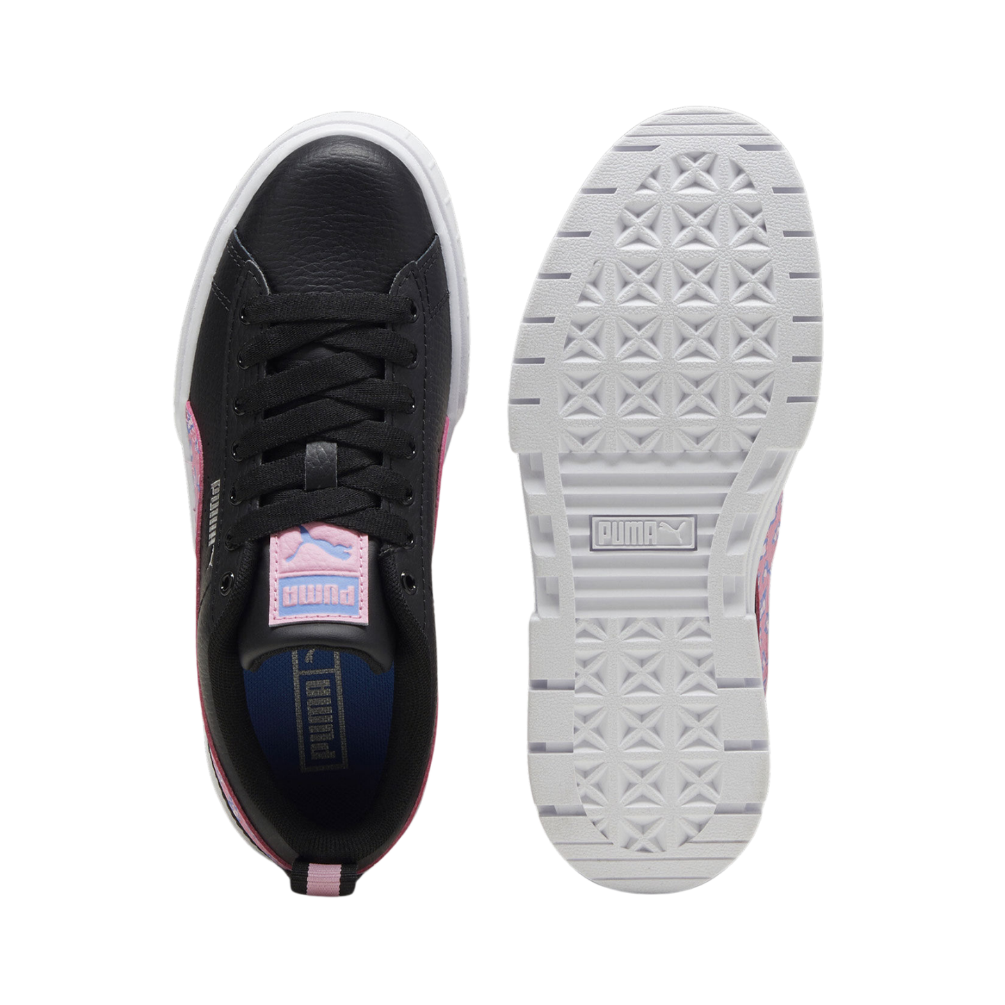 Tenis Puma Mayze Wild Chunky Mujer - 38569610 Negro / Rosa Animal Print Plataforma
