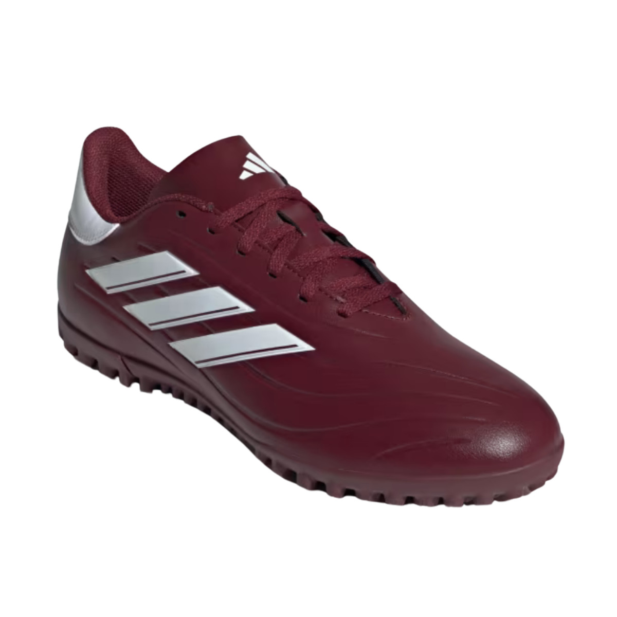 Tenis Adidas Copa Pura 2 Club Tf Para Futbol - IE7524 Vino/Blanco
