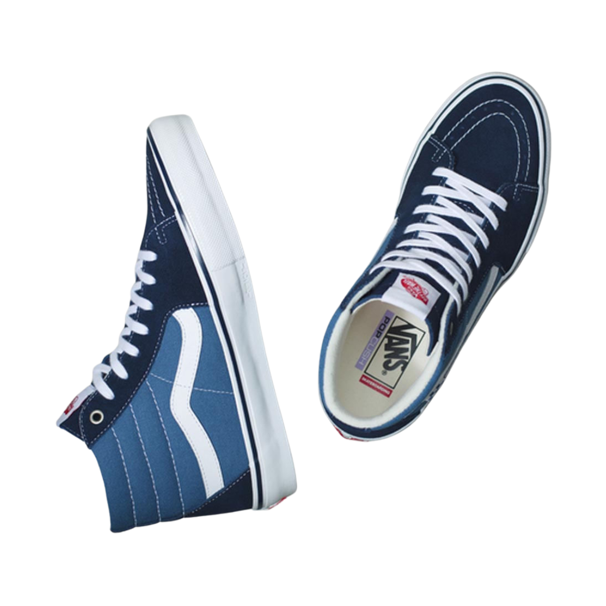 Tenis Vans Sk8-Hi Azul/Blanco- Sk8-Hi Azul/Blanco