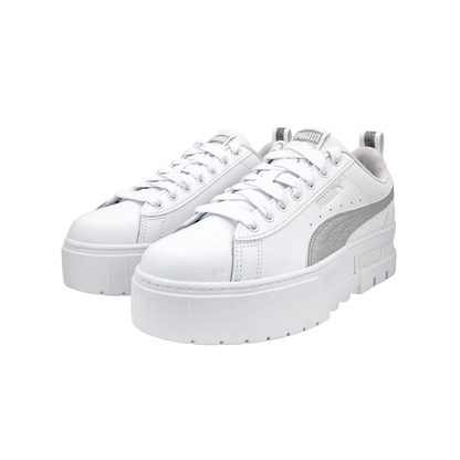 Tenis Puma Mayze Glitter Chunky Mujer - 38621601 Blancos Cómodos Plataforma