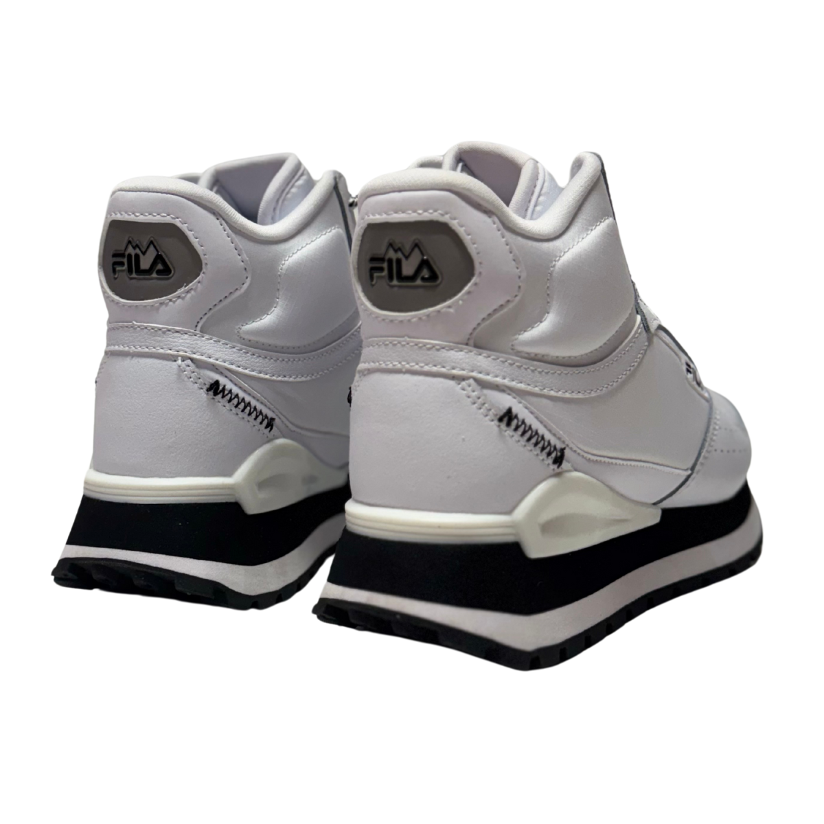 Tenis Fila Pavano Bota Unisex Casual - 5jm01978112 Bco / Ngo