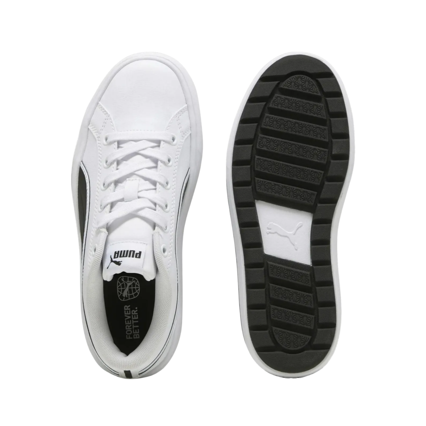 Tenis Puma Kaia 2.0 Con Plataforma Mujer - 39232002 Blanco / Negro Chunky