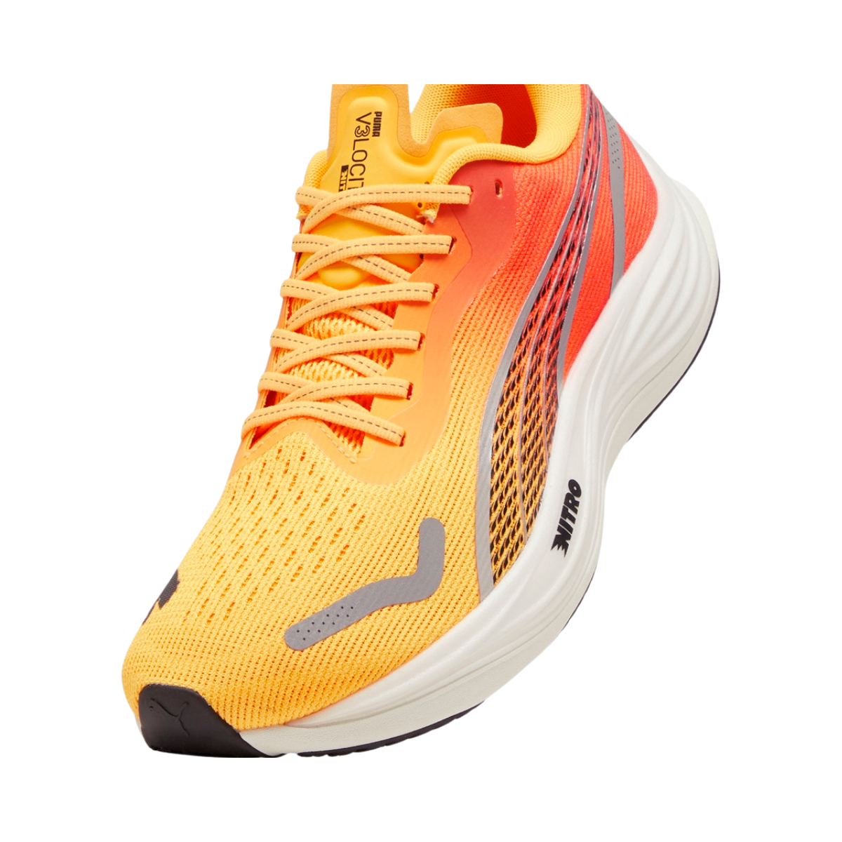 Tenis Puma Velocity Nitro 3 Fade Hombre - 31048301 Amarillos Running