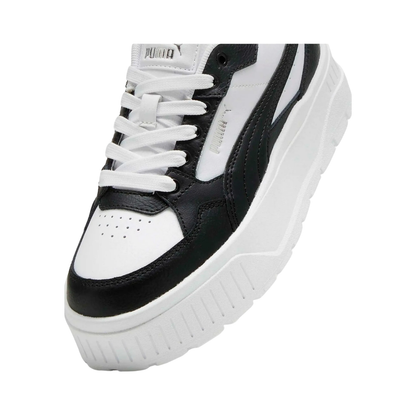 Tenis Puma Karmen Ii Idol Urbanos Mujer - 39887602 Blanco / Negro Plataforma Casual